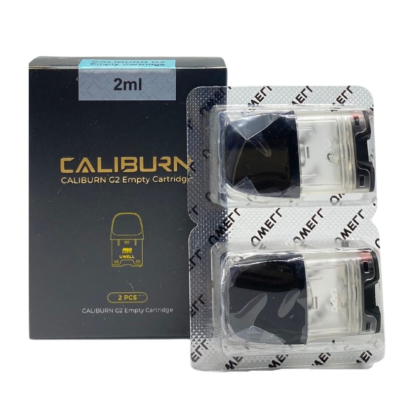 Uwell Caliburn G2の空のポッドのカートリッジは0.8 1.0 1.2ohm上の満ちるポッドを巻く