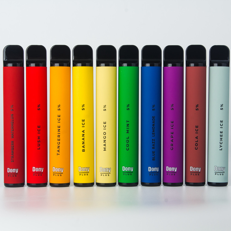 800puffs 3.2mlの使い捨て可能な注文の蒸気タバコ550mAh電池15の味とDony ECO