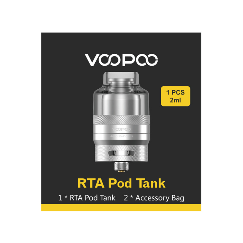 mm Voopoo Rtaのポッド タンク2ml 510糸のPnp 26 x 46.5タンク取り替え