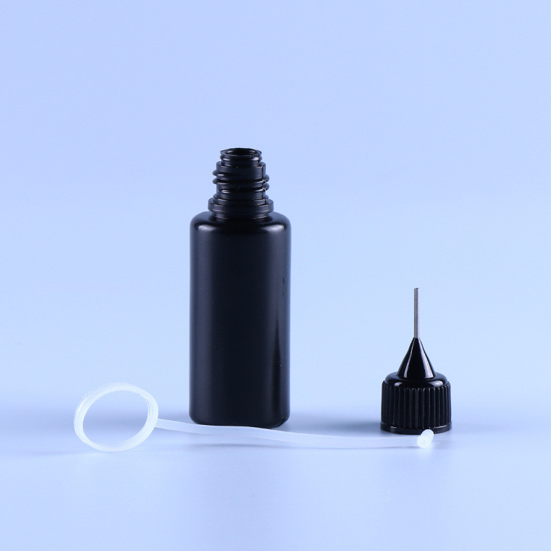 黒いPEの針の帽子の先端の空のEjuice アークジュースのびんの耐光性のシリコーン リング