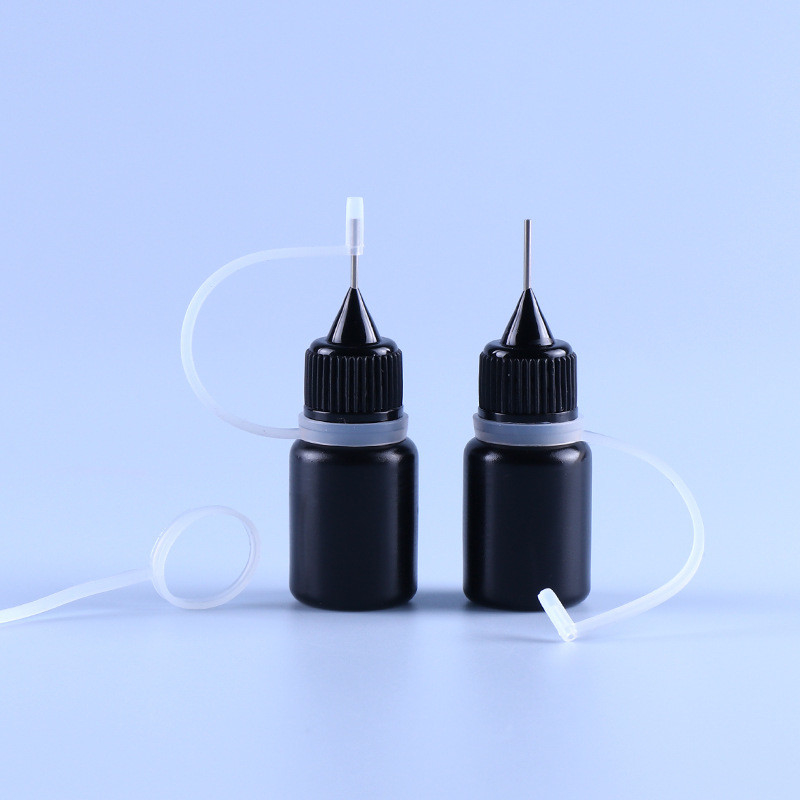 黒いPEの針の帽子の先端の空のEjuice アークジュースのびんの耐光性のシリコーン リング