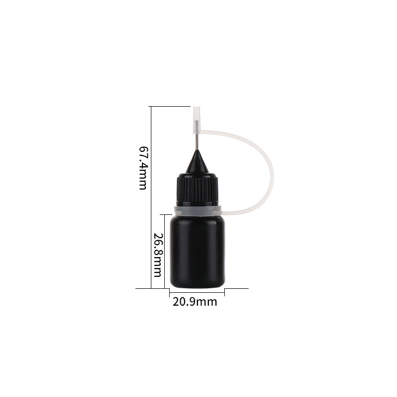 黒いPEの針の帽子の先端の空のEjuice アークジュースのびんの耐光性のシリコーン リング