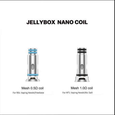 Lelote JellyboxのRincoe Jellybox SE/ナノX/空気Xキット1.0Ω/0.5Ωのためのナノの取り替えのコイル