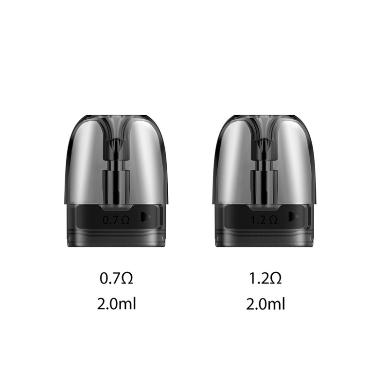 空のポッドを満たすLelote Voopooアルゴスのポッドのカートリッジ2ml 0.7ohm 1.2ohm側面