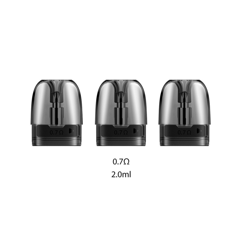 空のポッドを満たすLelote Voopooアルゴスのポッドのカートリッジ2ml 0.7ohm 1.2ohm側面