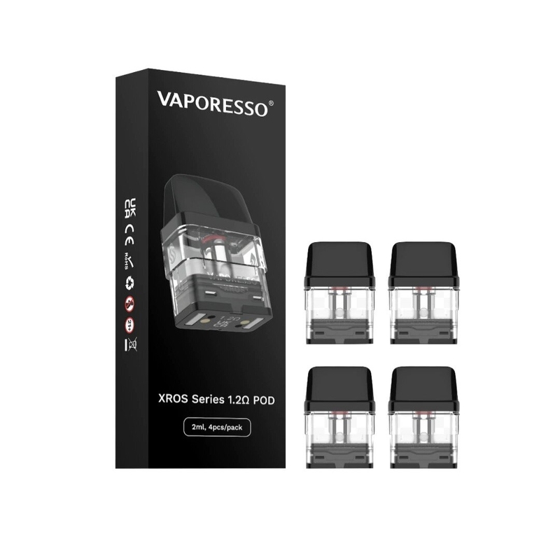 COREX ヒーティング エンプティ カートリッジ Vaporesso Pod Xros シリーズ 1.2ohm 4pcs
