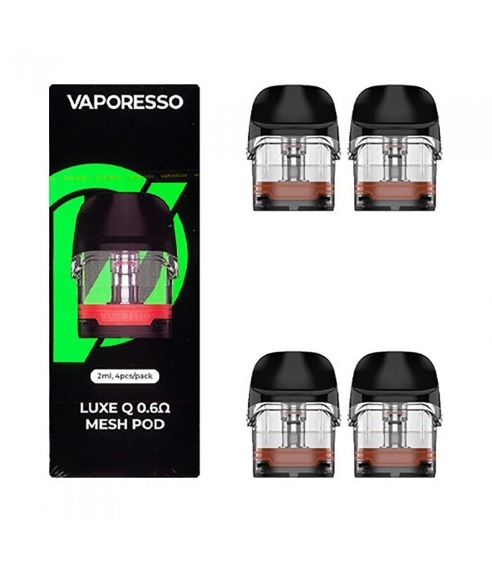 Vaporesso豪華なQSのキット/豪華なQのキットのための豪華なQSの空のポッドのカートリッジ2ml 0.6ohm 1.0ohm 4pcs