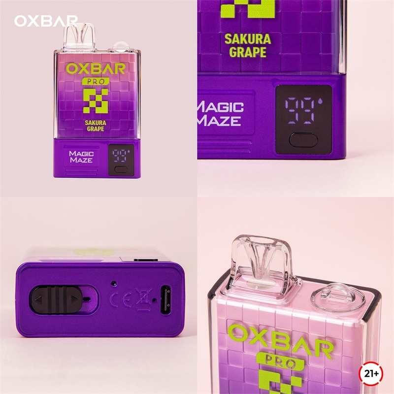 オックスバー マジック Maze Pro 10k 使い捨て蒸発器 10000パフ 900mah 18ml 液体 5% 使い捨て蒸発キット