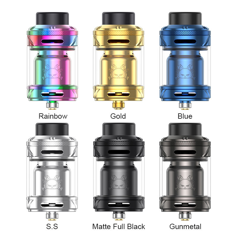 Hellvape 脂肪ウサギ 2 RTA 6.5ml / 4ml / 2ml 双コイル RTA 空流タンク オーダーメイド
