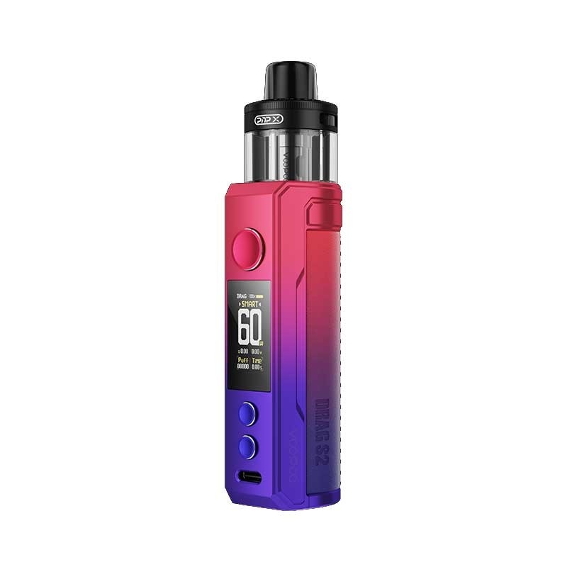 Voopoo ドラグ s2 Pod Mod キット 60w PnP X カートリッジ DTL / MTL 2500mAh 5ml
