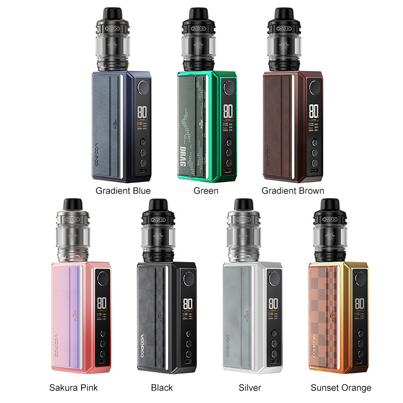 Voopooドラッグ 5 ポッド モードキット 177w 18650 バッテリーキット PnP Xコイル 5.5ml