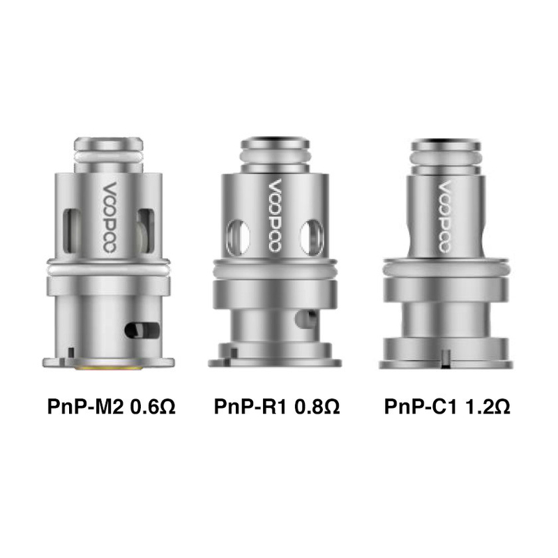 VOOPOO PnP 代替コイル 5個/パック ドラッグベビー/ミニ/2/S/X,VINCIシリーズキット,Argus Pro,PnP 20/22,V.SUIT